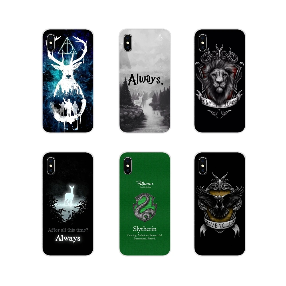 

For Samsung A10 A30 A40 A50 A60 A70 Galaxy S2 Note 2 3 Grand Core Prime Harry always Slytherin School TPU Transparent Case Cover