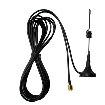 

5db With Extension Cable Windshield Mount Signal Booster Electronic Universal Roof Stable Car Antenna Radio Aerial Magnetic Base