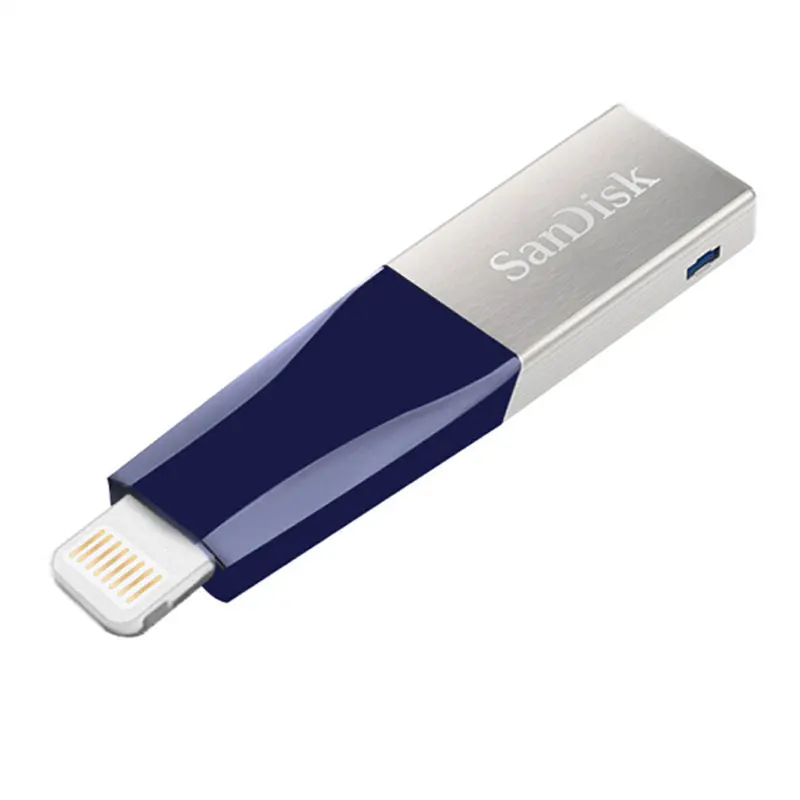 Флэш накопитель Sandisk iXPAND USB 3 0 OTG 64 ГБ флэш с разъемом Lightning на металлический 128 256 U