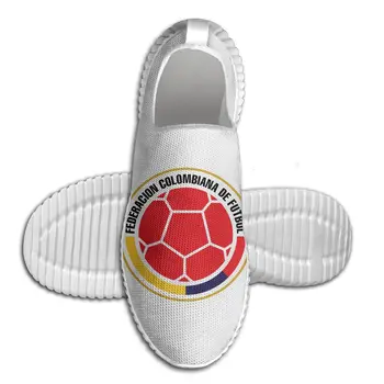

Colombia Football Team Emblems Running Shoes Breathable Walking Shoes Lightweight Mens and Womens