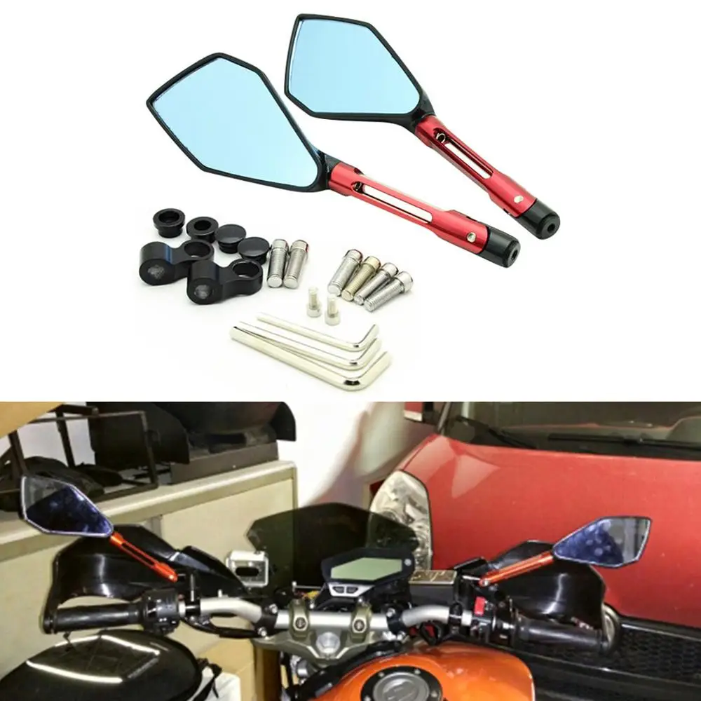 ЧПУ алюминиевое боковое зеркало заднего вида для мотоциклов honda PCX yamaha XMAX NMAX Kawasaki