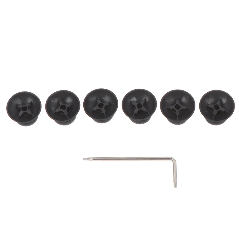 6pcs 3d Analog Joystick Stick For XBox One X Elite S Slim Controller Analogue Thumbsticks Caps Mushroom With Screwdriver Tool