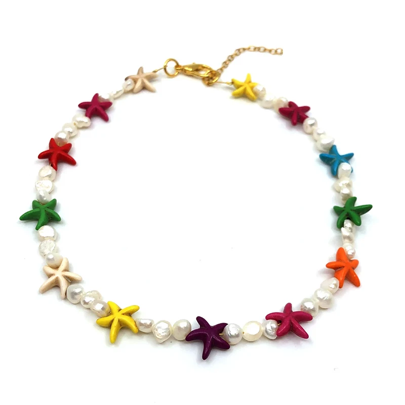 necklace 21 Богемные бусины в стиле бохо многослойное массивное ожерелье для женщин joyeria neckless стимпанк joias emo kolye erkek пентаграмма большое ожерелье - Окраска металла: necklace 21