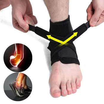 Enkel Ondersteuning Elastische Compressie Brace Protectors Comfortabele Ankle Wrap Voor Sport Gewrichtspijn Verstuikingen Vermoeidheid Enkel Stam