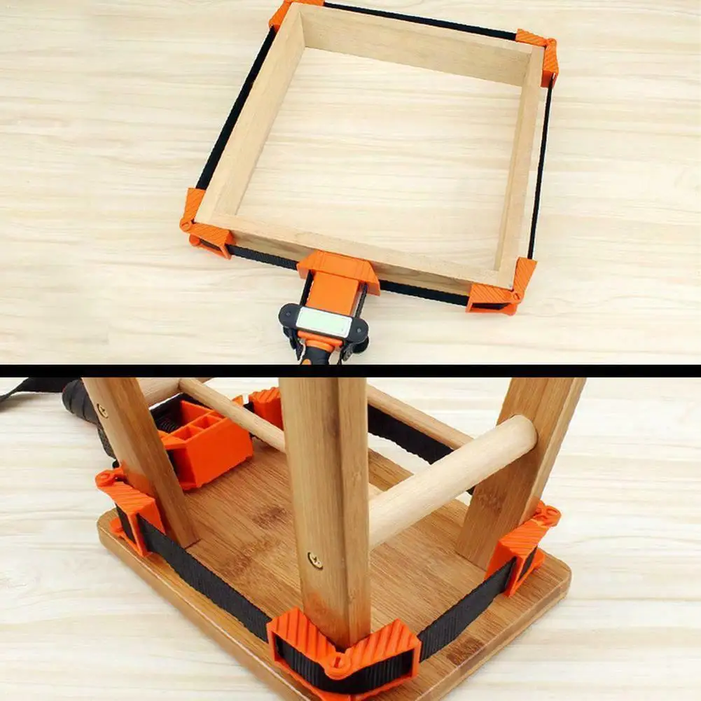 

Multi-Angle Woodwork Clamping Tool Polygons Angle Clip Clamp Multi-Function -slip Binding Woodworking Nylon Handle Non Belt O8G5