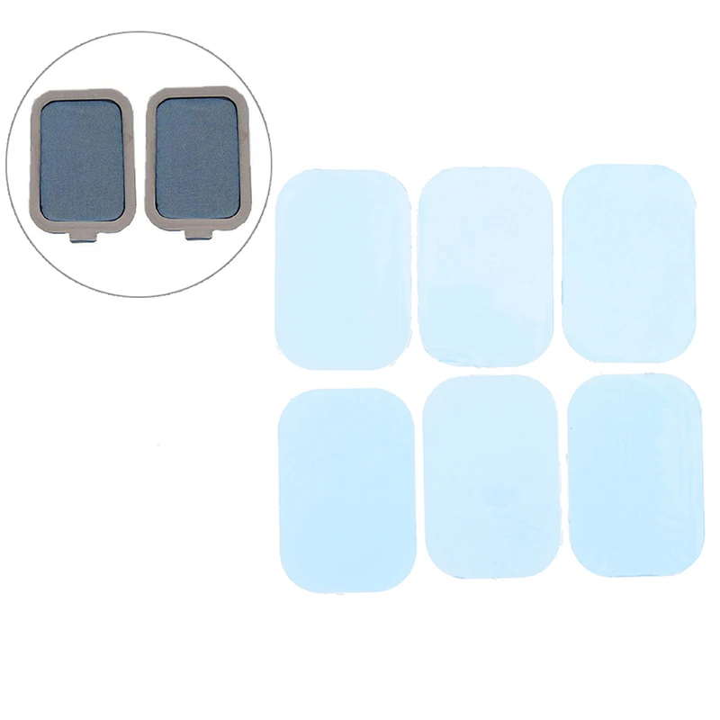 6Pcs/Lot Abdominal Muscle Stimulator Exerciser Gel Pads Stickers Gel Sheet Replaceable Hydrogel Gel Replacement For Trainer
