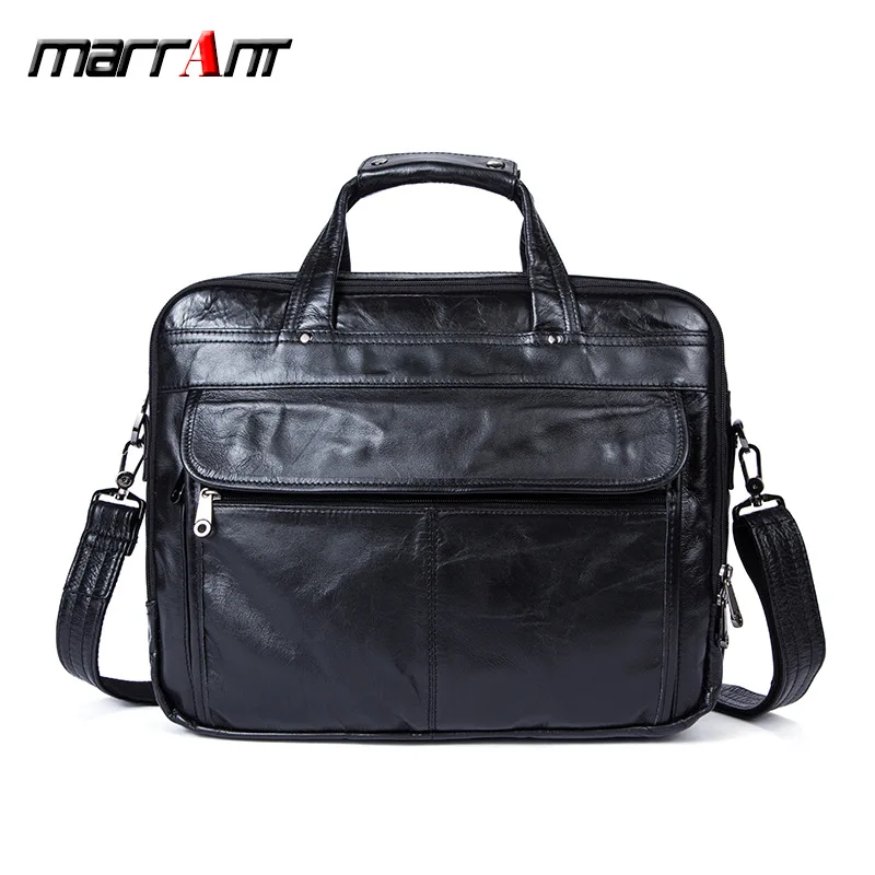 

Leather men's bag head layer cowhide business man handbag briefcase single shoulder slanted bag man