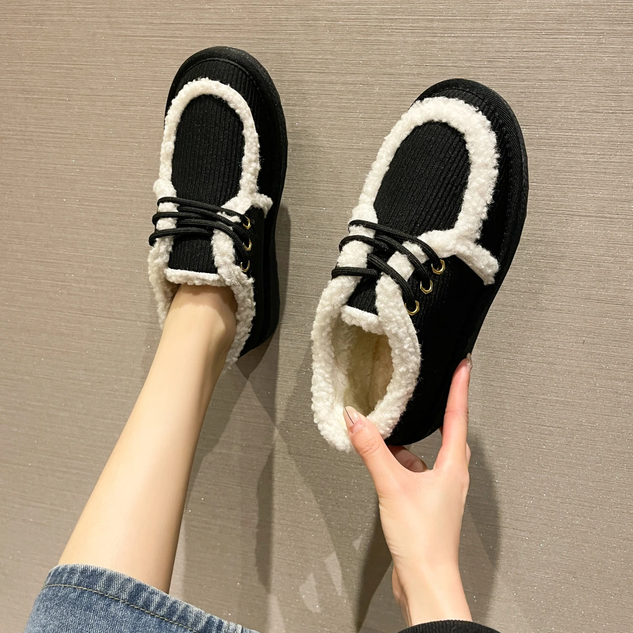 lambs wool shoes