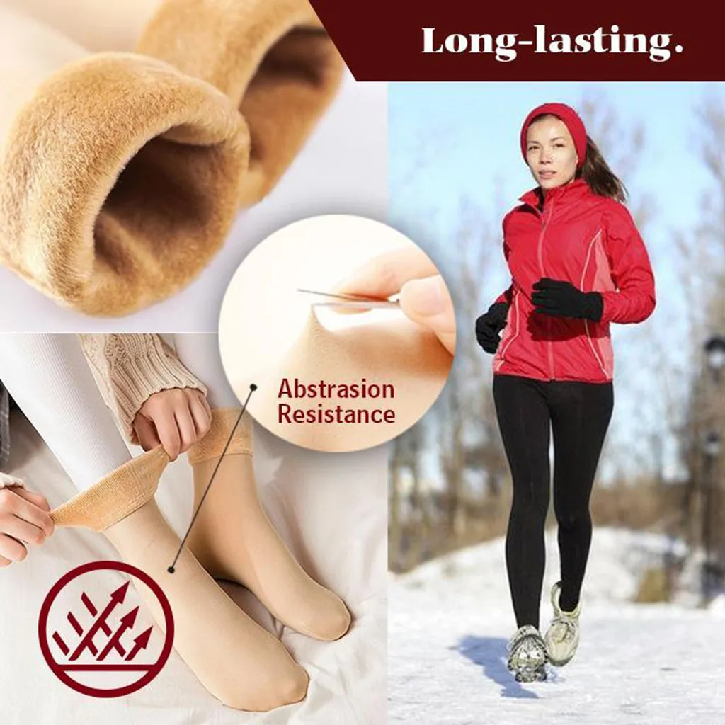 5 пар женских носков, хлопковые носки, зимние теплые носки для женщин, плотные короткие мягкие повседневные однотонные зимние женские носки skarpetki