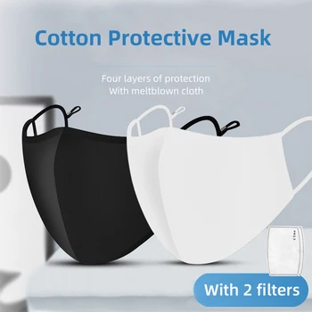 

Washable Filter Masks For Face Man Women Fashion Safe Comfortable Anti Dust Haze Air Pollution Reusable Fabric Face Mask
