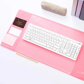 

Stationery Holder Office Supplies PVC Desktop Pad Large Writing Accessories Protector Soft Waterproof Organizer 4 Colors