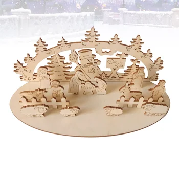 

3 Sets Christmas DIY Ornament Desktop Model Accessory Gifts Decorative Props for Christmas