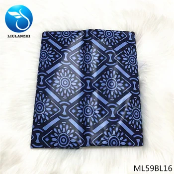 

LIULANZHI latest bazin fabric african riche tissu for men 5 yards dye brocade bazin fabric 2019 free shipping ML59BL01-20