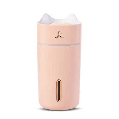 pink USB диффузор эфирного масла Креативный дизайн увлажнитель воздуха Настольный Ароматический диффузор лампы огни холодный автомобиль тумана Fogger для дома - Цвет: pink