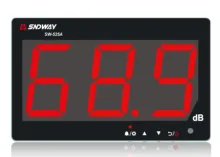SNDWAY SW-525A Sound Level Meter Tester 30-130db Großen Bildschirm LCD Display Wand Hängende Art Dezibel Lärm Messung Tester Alarm