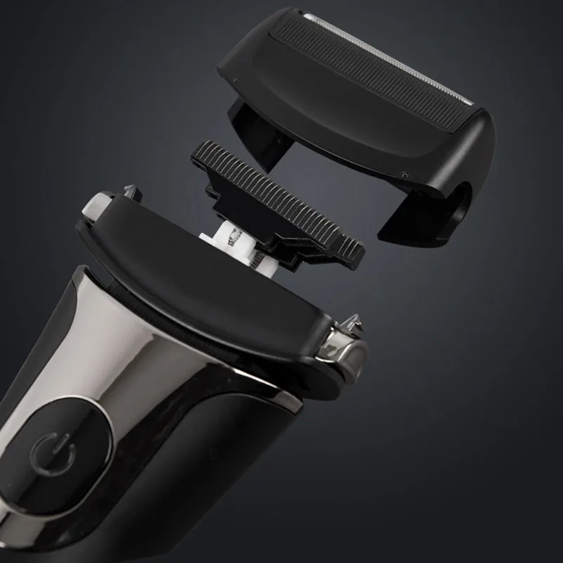 Electric Shaver Reciprocating Three-speed Adjustable Whole Body Washable USB Rechargeable