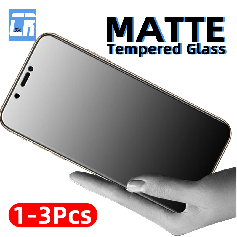 Матовое закаленное стекло без отпечатков пальцев для iPhone 11 Pro Max SE 2 8 7 6S Plus 5 X XR XS MAX