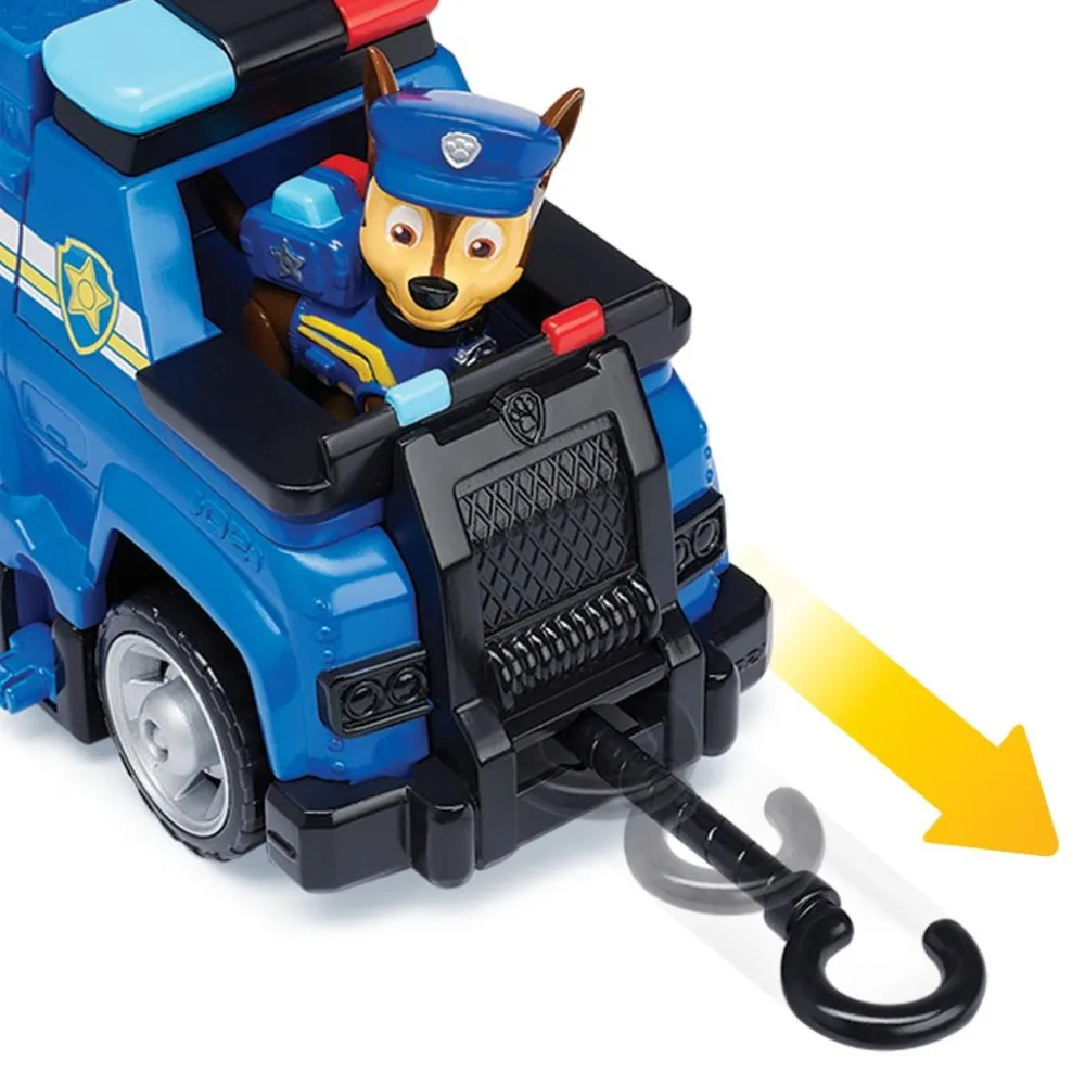 Подлинный Paw Patrol Chase Six wheeler игрушечный набор игрушечный автомобиль Телескопический коготь прокрутка фигурка аниме модель игрушки для детей подарок