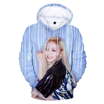 

Hot Mode Mooie ITZY 3D Hoodies Vrouwen/Mannen Sexy Toevallige Lange Mouw ITZY Meisje Hoodies Sweatshirt Loose Hip Pop