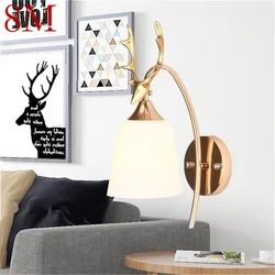 Applique murale LED en forme de tête de cerf, design contemporain et créatif, éclairage d'intérieur, idéal pour un balcon ou une maison, 8M 