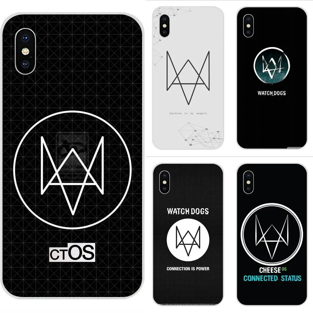 

Game Watch Dogs Symbol Soft Custom Design For Xiaomi Mi3 Mi4 Mi4C Mi4i Mi5 Mi 5S 5X 6 6X 8 SE Pro Lite A1 Max Mix 2 Note 3 4