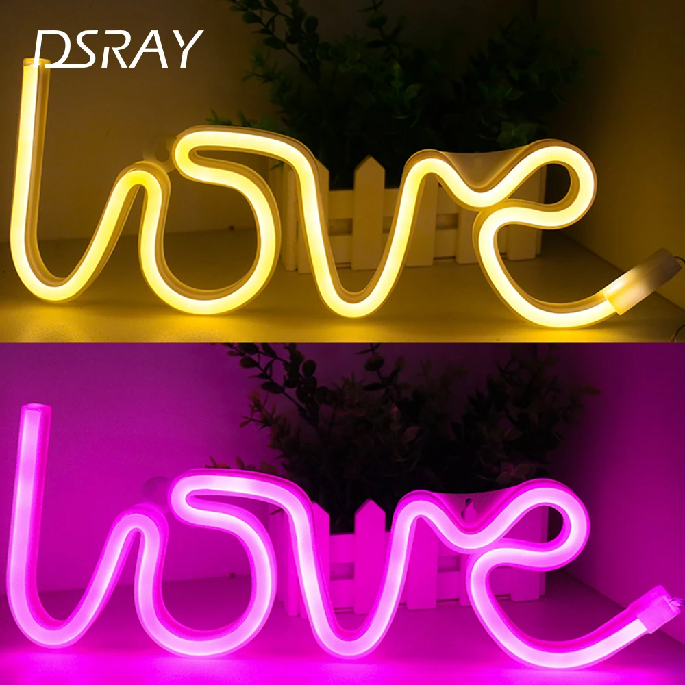 kreatif led neon light tanda cinta hati pesta pernikahan dekorasi lampu neon valentine s day hari valentine ulang tahun dekorasi rumah lampu malam