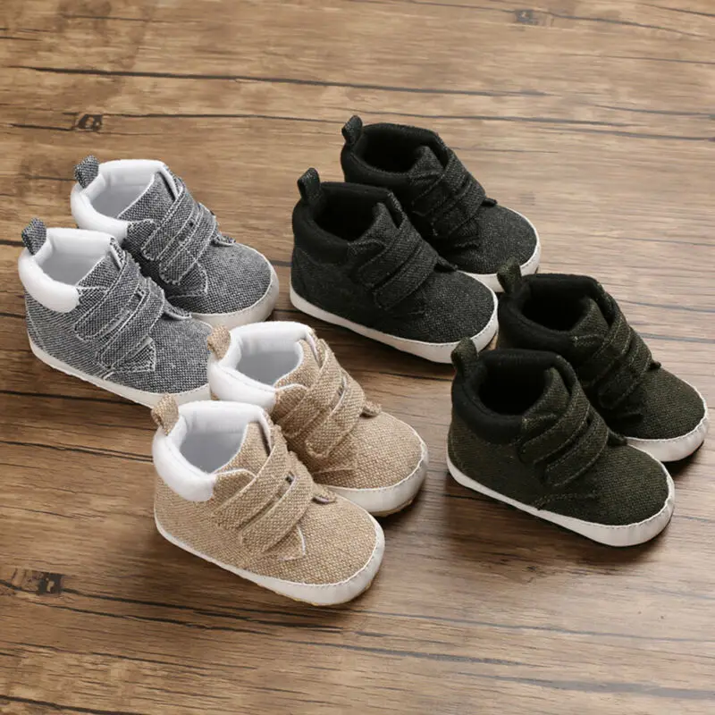 Brand New Baby Casual Shoes Infant Toddler Sneakers Baby Boys Girls Soft Sole Shoes Newborn to 12Months Hook Autumn Hot