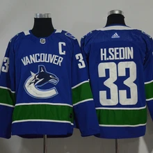 Топ А+++ прошитая Ванкувер Мужская футболка Для Взрослых 33 Henrik Sedin