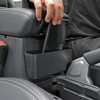 

1 X ABS Car Rear Armrest Storage Box Organizer Barrel Case For Jeep Wrangler JL JT 2018+ Direct Replacement