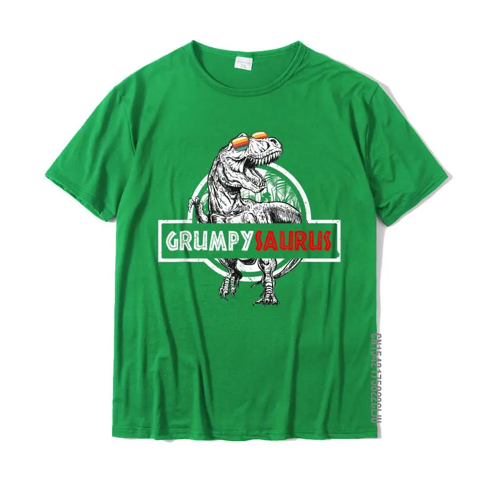 Normal Party Family Short Sleeve NEW YEAR DAY Tops T Shirt Cute Crewneck Cotton Fabric T-shirts Man T-shirts Drop Shipping Grumpysaurus T Shirt Fathers Day Gifts T Rex Daddy Saurus T-Shirt__34553 green