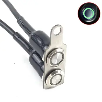 

KG-057 C red light vertical double switch self-locking motorcycle modified faucet metal bracket LED switch -1