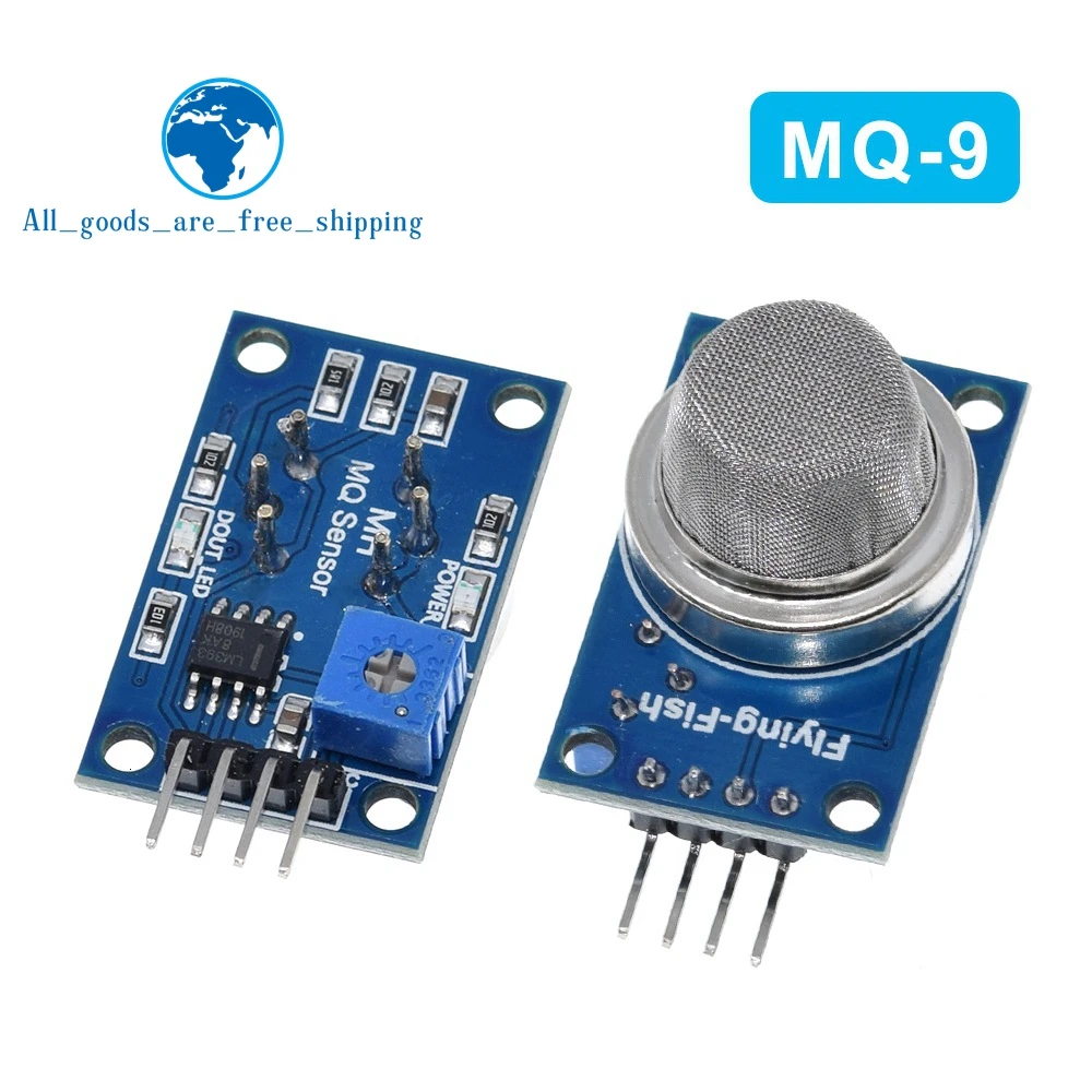 TZT 1/3PCS MQ-2 MQ-3 MQ-4 MQ-5 MQ-6 MQ-7 MQ-8 MQ-9 MQ-135 Erkennung Rauch Methan Flüssiggas Sensoren Modul für Arduino – Detail 36