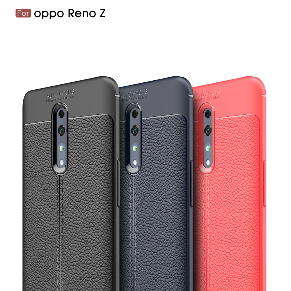 Для Oppo Reno Z личи зерна амортизирующие противоскользящие ультра тонкий бампер