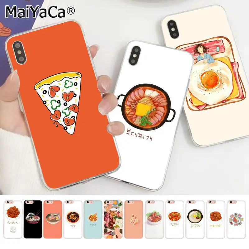 Чехол для телефона MaiYaCa с мультипликационным рисунком Корейский Японский Суши