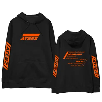 

ATEEZ Hoodies Sweatshirts Men Women Pullovers Couple Loose Streetwear Hooded Tops Kpop Fans Clothes