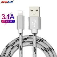 Usb кабель для зарядки и передачи данных для iPhone Xs Max Xr X 8 7 6 6s 5 5S iPad Быстрая зарядка кабели для мобильных телефонов для iPhone провод шнур