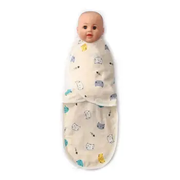 

Breathable Cotton Baby Sleeping Bag Infants Swaddling Sleepsack Wrap Blanket K1KC