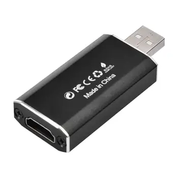 

Mini HDMI Capture Card HDMI to USB 2.0 Video capture Grabber Record Box for PS4 Game DVD HD Camera Recording Live Streaming