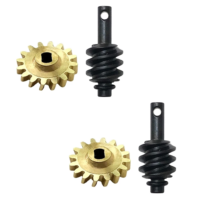 2 Set Steel Front Rear Axle Gears Overdrive Differential Gears for