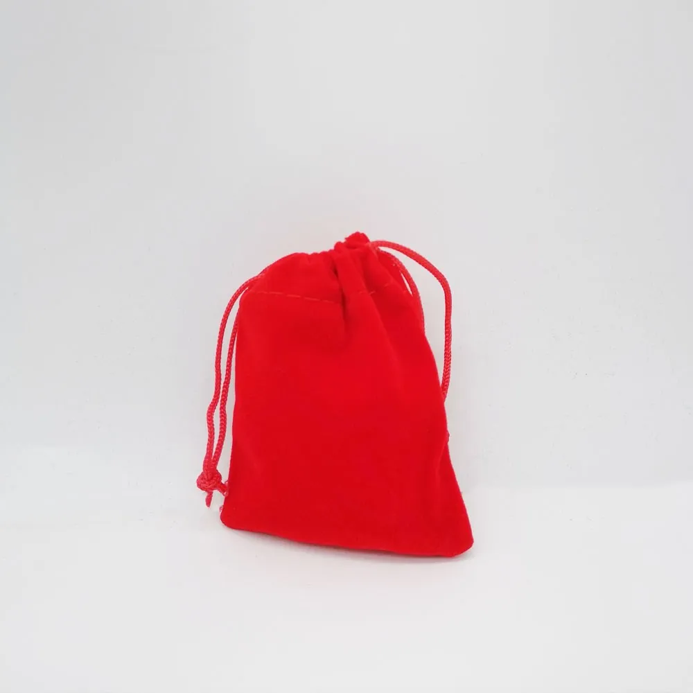 100 шт бархатная сумка для упаковки ювелирных изделий бархатная сумка на шнурке сумка для ювелирных изделий упаковка для ювелирных изделий 9x12 см