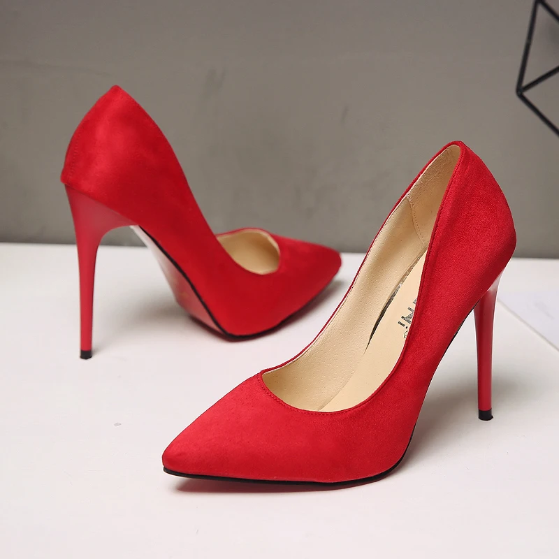 

New Spring Summer Pointed Toe Pumps Party Dress Shoes Woman High Heels Boat Wedding Fashion Women Shoes Tenis Feminino DJY
