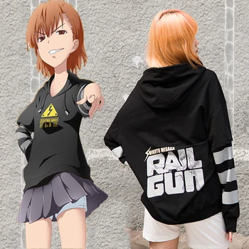 

Anime A Certain Magical Index Cosplay Costumes Mikoto Misaka Cosplay Coat Halloween Party Women Coat Toaru Majutsu no Index