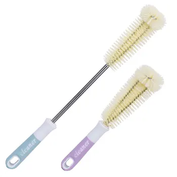 

Hangable L-shaped Cup Cleaning Brush Glass Cleaning Brush Soft Long Handle Cup Brush Household Tea Kitchen Wash Cup Sponge Brush