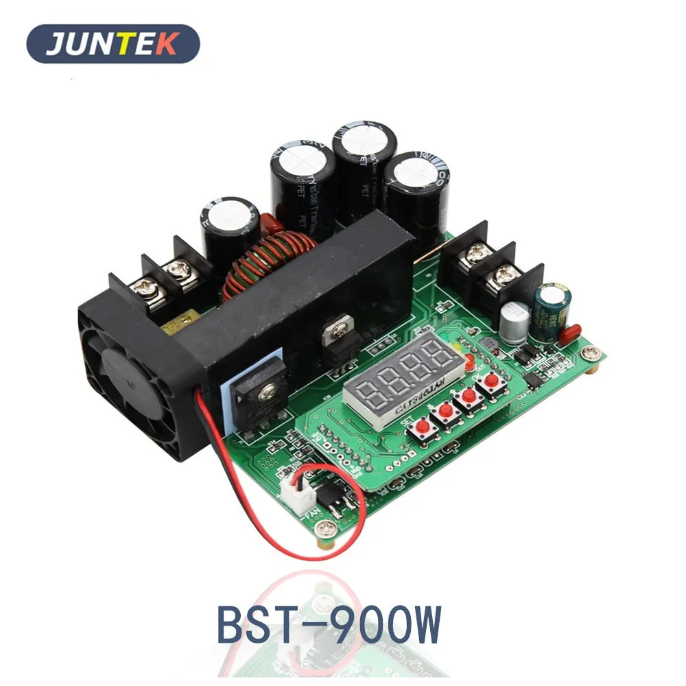 Tanio JUNTEK BST900W sterowanie cyfrowe regulator napięcia zasilania