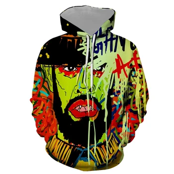 

Brand Fashion Hoodies Casual Print Harajuku Stylish Pullovers 3D print Sweatshirts Female Autumn Puls size Hoodie