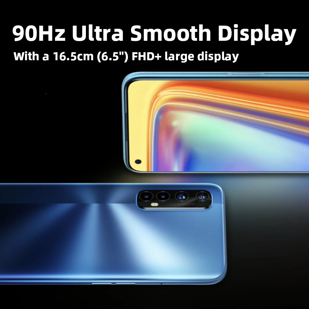 Realme 7 глобальная версия мобильный телефон 30 Вт Быстрая зарядка смартфон 8 ГБ ОЗУ 128