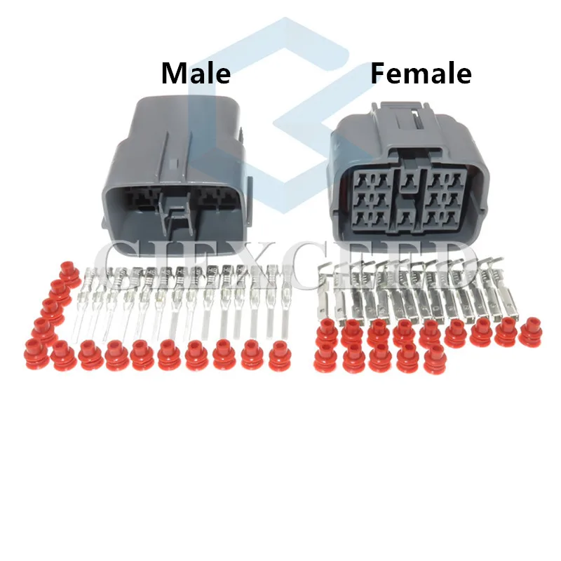 14 Pin/Way 6189-7262 Женский Мужской свет фар автомобиля розетка Водонепроницаемая кабельная система разъем проводки для Mazda