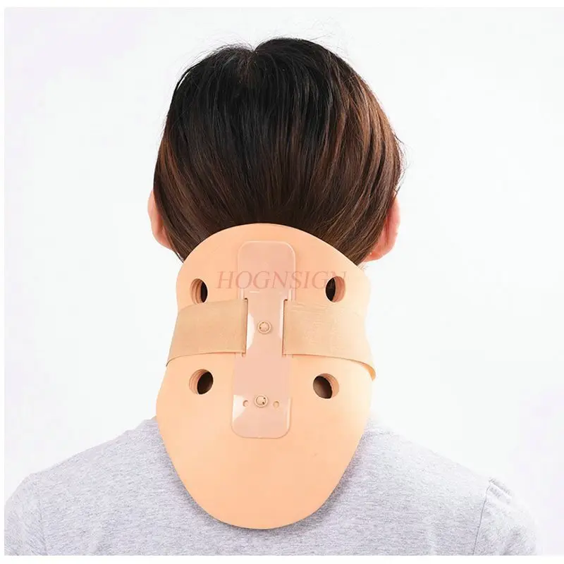 neck traction Adult Neck Support Polymer Soft Fixed Necks Orthosis Cervical Cervix Frame Traction Stretch Care Tool Medical
