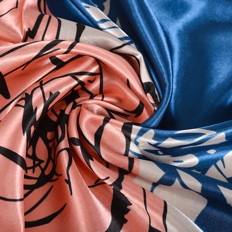[BYSIFA] Зимний серый шелковый шарф, шаль, модный кружевной принт, женские большие квадратные шарфы, палантины, весна-осень, элегантная накидка
