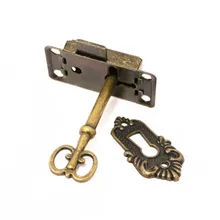 

1PC 53*26cm Antique Bronze Door Lock Suitable For Drawer Jewelry Box Cabinet Wardrobe Cupboard Door Lock Set Door Hardware